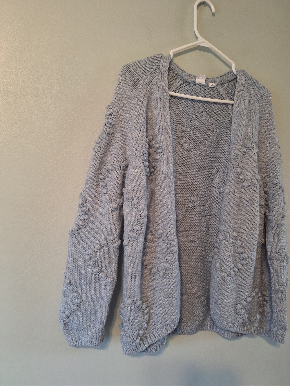 GAP Bobble Stitch Cardigan Wool Blend - M - Picture 5 of 10